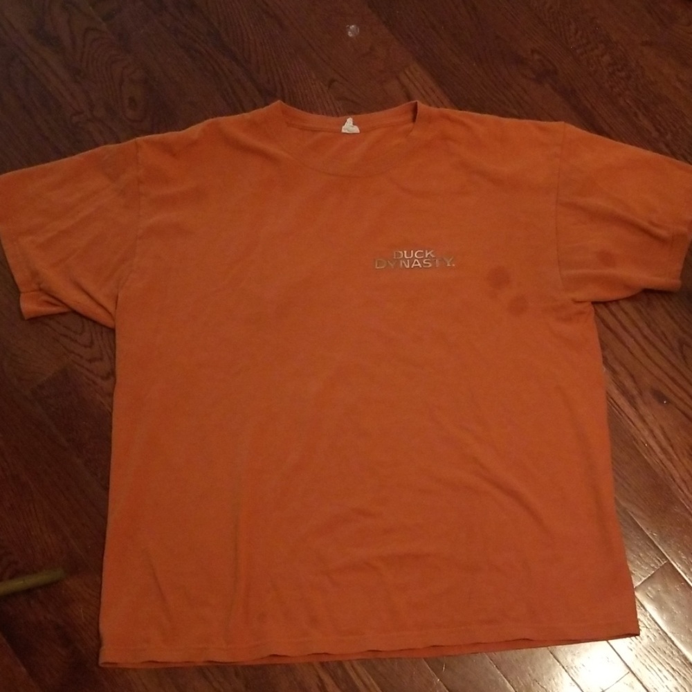 GUC Burnt orange Duck dynasty shirt